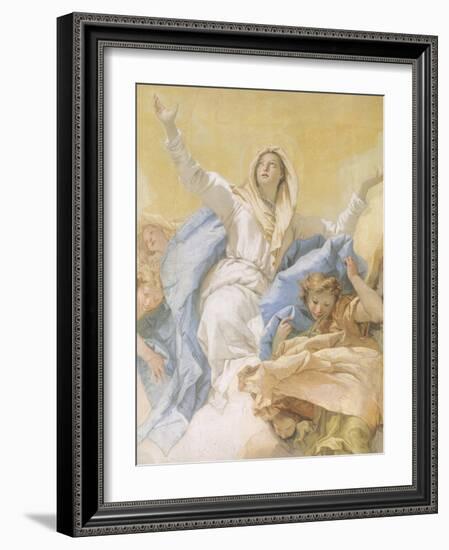 The Assumption of Mary-Giambattista Tiepolo-Framed Giclee Print