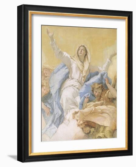 The Assumption of Mary-Giambattista Tiepolo-Framed Giclee Print