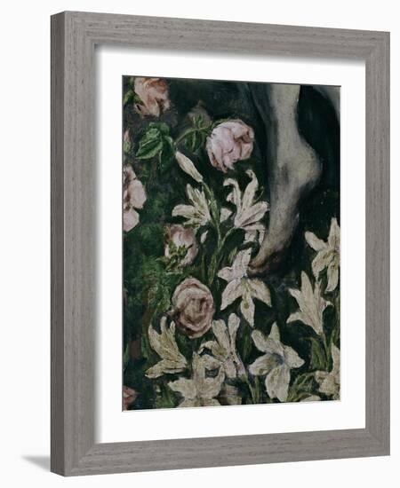 The Assumption of Saint Mary, Around 1613-El Greco-Framed Giclee Print