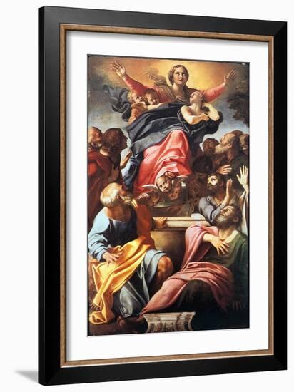 The Assumption of the Blessed Virgin Mary, 1600-1601-Annibale Carracci-Framed Giclee Print