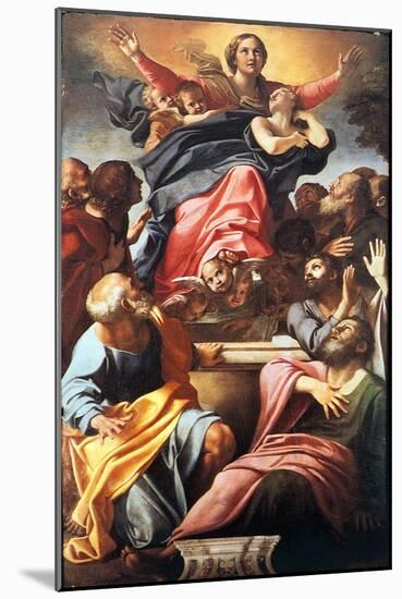 The Assumption of the Blessed Virgin Mary, 1600-1601-Annibale Carracci-Mounted Giclee Print
