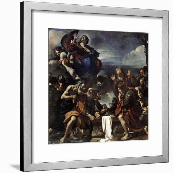 The Assumption of the Blessed Virgin Mary, 1623-Guercino-Framed Giclee Print