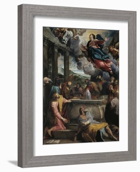The Assumption of the Blessed Virgin Mary-Annibale Carracci-Framed Giclee Print