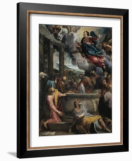 The Assumption of the Blessed Virgin Mary-Annibale Carracci-Framed Giclee Print