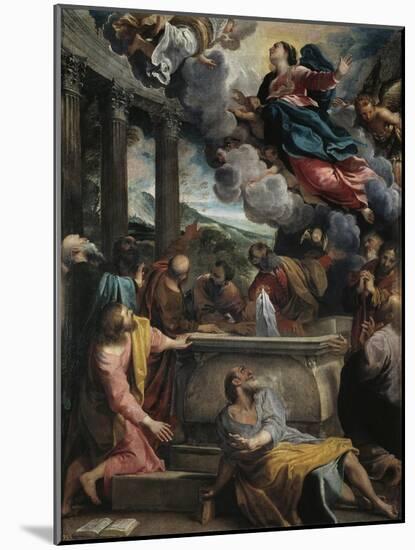 The Assumption of the Blessed Virgin Mary-Annibale Carracci-Mounted Giclee Print