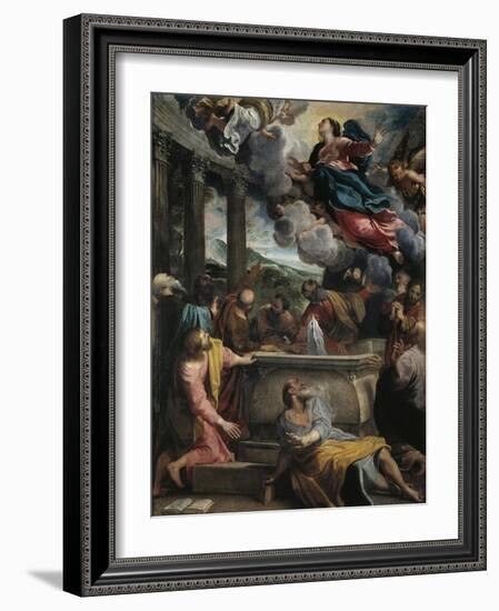 The Assumption of the Blessed Virgin Mary-Annibale Carracci-Framed Giclee Print