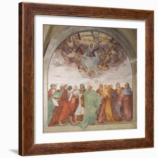 The Assumption of the Blessed Virgin Mary-Rosso Fiorentino-Framed Giclee Print