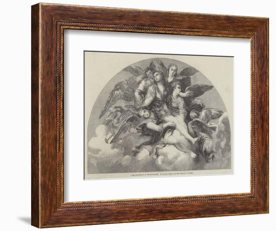 The Assumption of the Magdalen-Giulio Romano-Framed Giclee Print