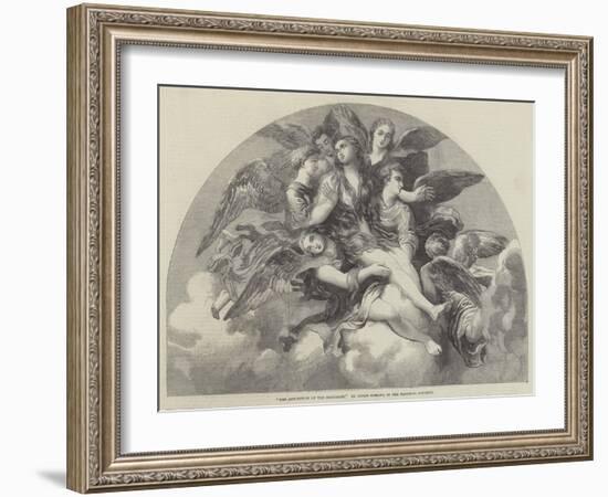 The Assumption of the Magdalen-Giulio Romano-Framed Giclee Print