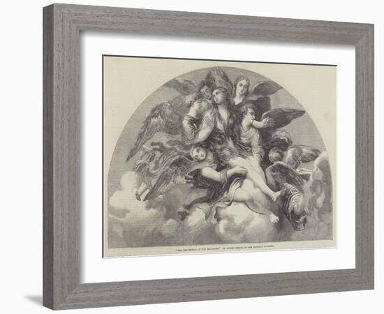 The Assumption of the Magdalen-Giulio Romano-Framed Giclee Print