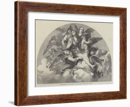 The Assumption of the Magdalen-Giulio Romano-Framed Giclee Print