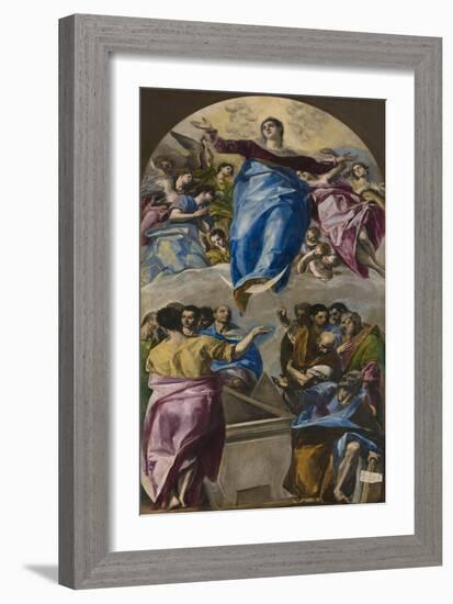 The Assumption of the Virgin, 1577-79-El Greco-Framed Giclee Print