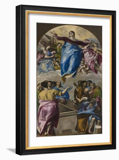 The Assumption of the Virgin, 1577-79-El Greco-Framed Giclee Print