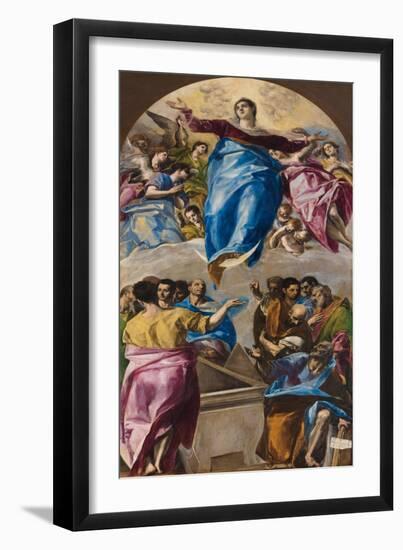 The Assumption of the Virgin, 1577–79-El Greco-Framed Giclee Print