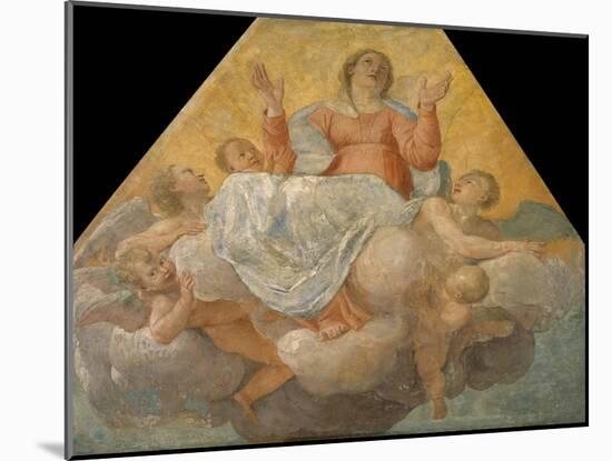 The Assumption of the Virgin, 1604-1607-Annibale Carracci-Mounted Giclee Print