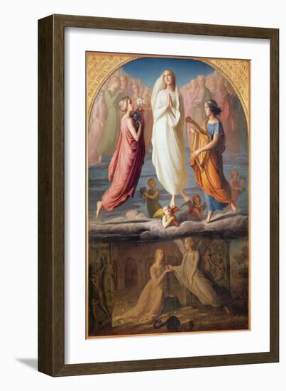 The Assumption of the Virgin, 1844-Louis Janmot-Framed Giclee Print