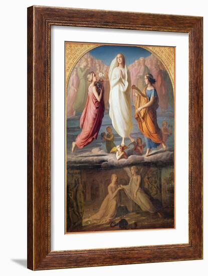 The Assumption of the Virgin, 1844-Louis Janmot-Framed Giclee Print