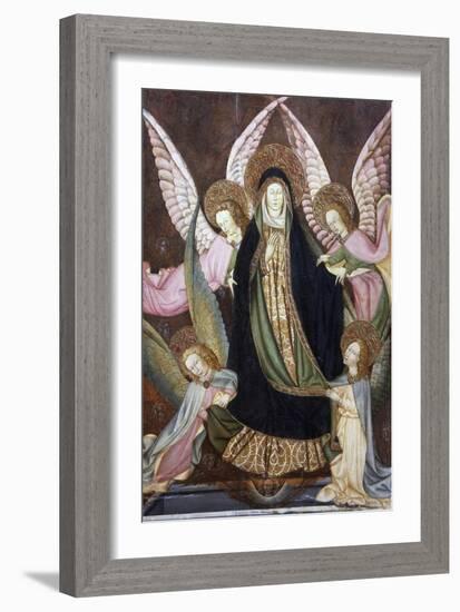 The Assumption of the Virgin, Altarpiece from Verdu, 1432-34-Jaume Ferrer II-Framed Giclee Print