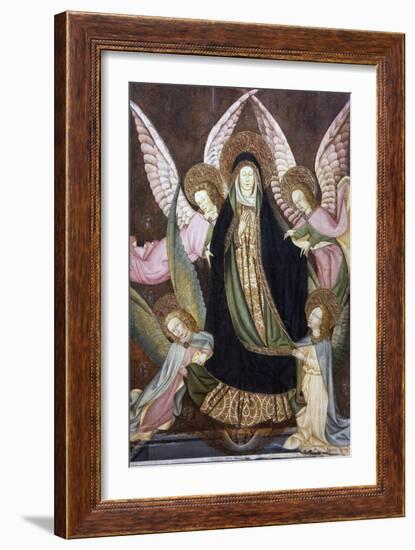 The Assumption of the Virgin, Altarpiece from Verdu, 1432-34-Jaume Ferrer II-Framed Giclee Print