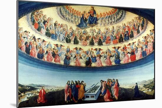 The Assumption of the Virgin, C1475-1476-Francesco Botticini-Mounted Giclee Print