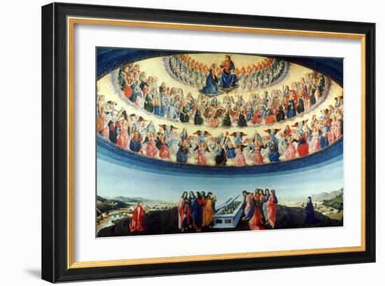 The Assumption of the Virgin, C1475-1476-Francesco Botticini-Framed Giclee Print