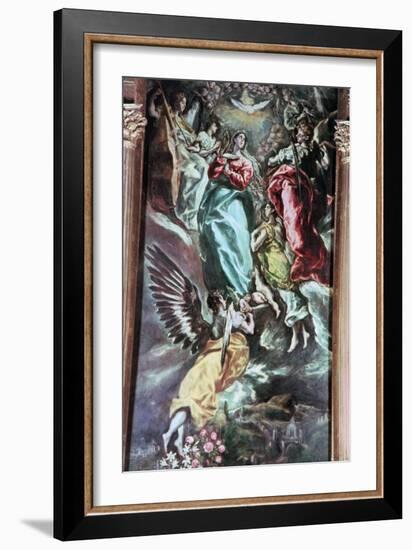 The Assumption of the Virgin, C1613-El Greco-Framed Giclee Print