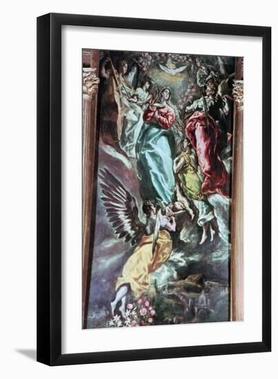 The Assumption of the Virgin, C1613-El Greco-Framed Giclee Print