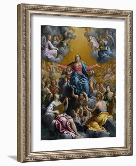 The Assumption of the Virgin. Ca. 1596 - 97-Guido Reni-Framed Giclee Print