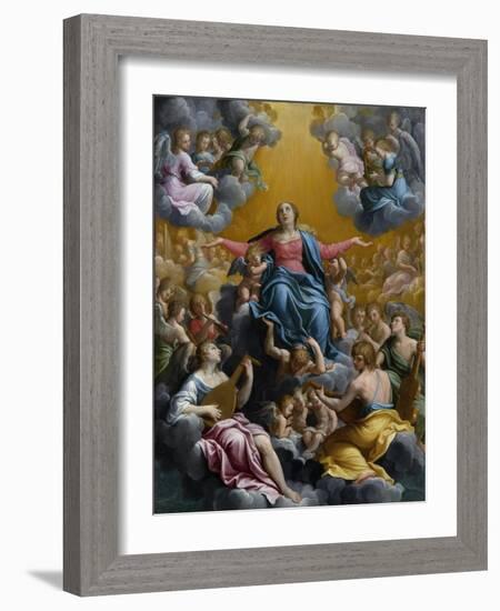 The Assumption of the Virgin. Ca. 1596 - 97-Guido Reni-Framed Giclee Print