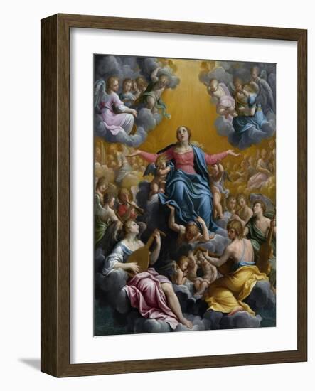 The Assumption of the Virgin. Ca. 1596 - 97-Guido Reni-Framed Giclee Print