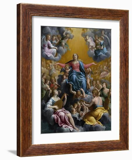 The Assumption of the Virgin. Ca. 1596 - 97-Guido Reni-Framed Giclee Print