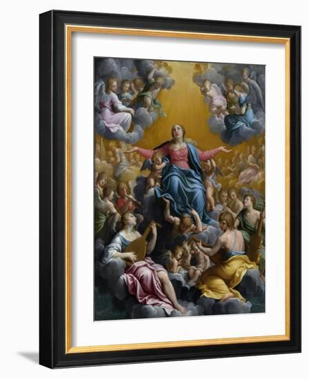 The Assumption of the Virgin. Ca. 1596 - 97-Guido Reni-Framed Giclee Print