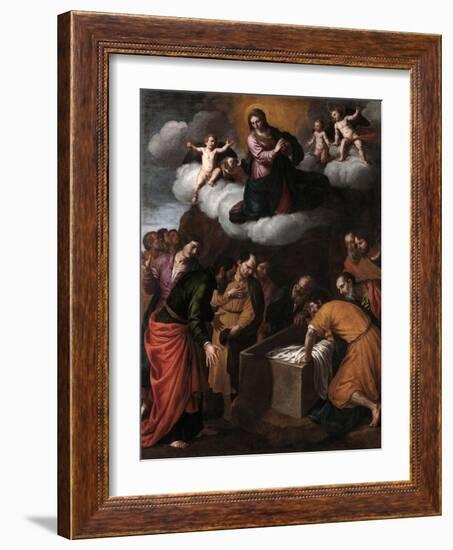 The Assumption of the Virgin Mary, 1631-1635-Alessandro Turchi-Framed Giclee Print