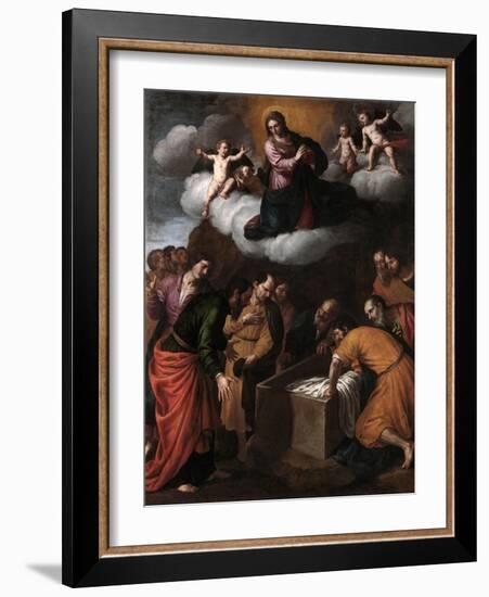 The Assumption of the Virgin Mary, 1631-1635-Alessandro Turchi-Framed Giclee Print