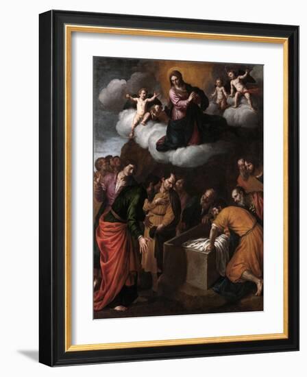 The Assumption of the Virgin Mary, 1631-1635-Alessandro Turchi-Framed Giclee Print