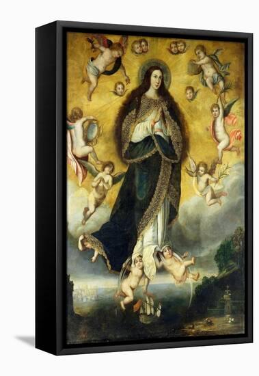 The Assumption of the Virgin (Oil on Canvas)-Juan de Valdes Leal-Framed Premier Image Canvas