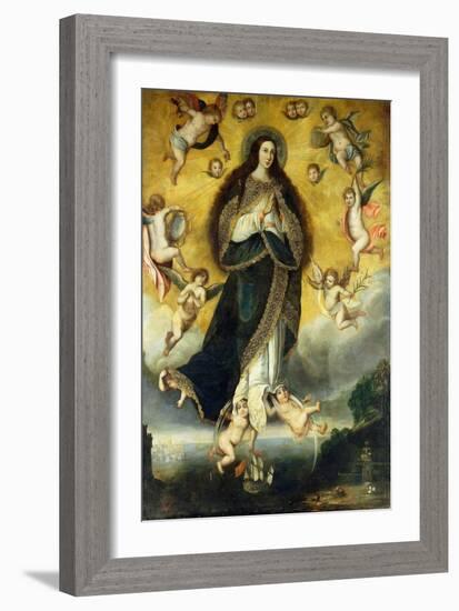 The Assumption of the Virgin (Oil on Canvas)-Juan de Valdes Leal-Framed Giclee Print