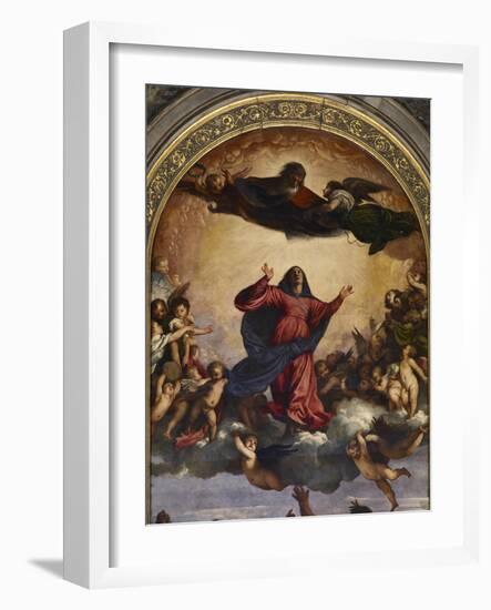  The Assumption of the Virgin-Titian (Tiziano Vecelli)-Framed Giclee Print