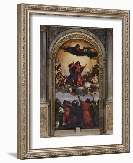 ?The Assumption of the Virgin-Titian (Tiziano Vecelli)-Framed Photographic Print