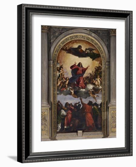 ?The Assumption of the Virgin-Titian (Tiziano Vecelli)-Framed Photographic Print