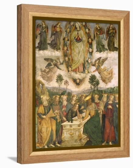 The Assumption of the Virgin-Bernardino di Betto Pinturicchio-Framed Premier Image Canvas