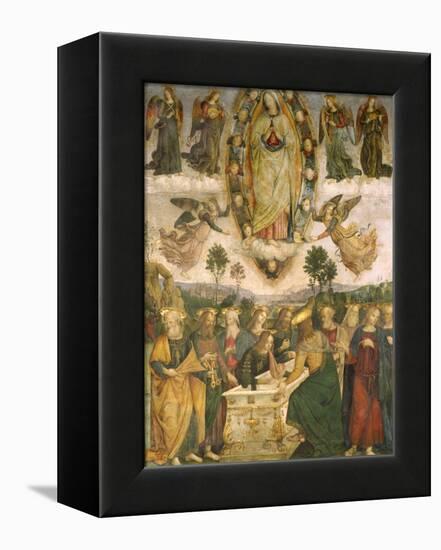 The Assumption of the Virgin-Bernardino di Betto Pinturicchio-Framed Premier Image Canvas