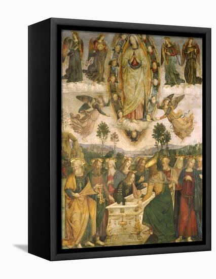 The Assumption of the Virgin-Bernardino di Betto Pinturicchio-Framed Premier Image Canvas