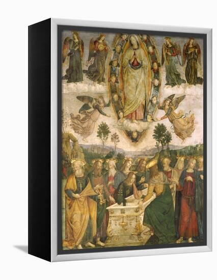 The Assumption of the Virgin-Bernardino di Betto Pinturicchio-Framed Premier Image Canvas