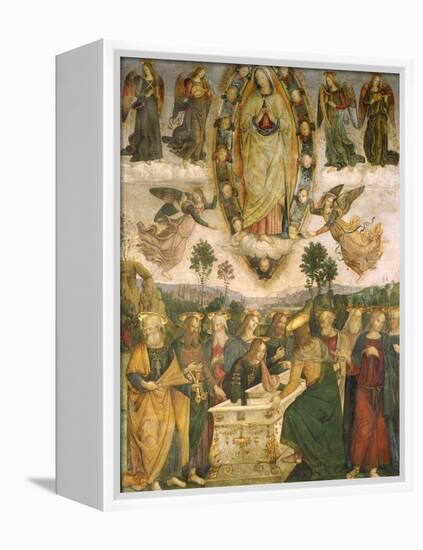 The Assumption of the Virgin-Bernardino di Betto Pinturicchio-Framed Premier Image Canvas