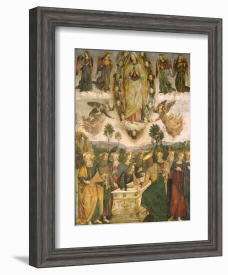 The Assumption of the Virgin-Bernardino di Betto Pinturicchio-Framed Giclee Print