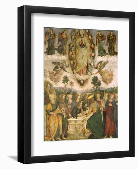 The Assumption of the Virgin-Bernardino di Betto Pinturicchio-Framed Giclee Print