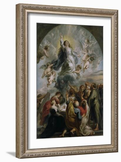 The Assumption of the Virgin-Peter Paul Rubens-Framed Giclee Print