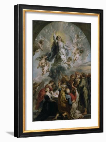 The Assumption of the Virgin-Peter Paul Rubens-Framed Giclee Print