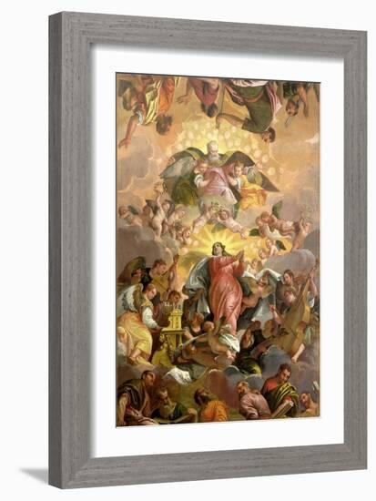 The Assumption of the Virgin-Paolo Veronese-Framed Giclee Print